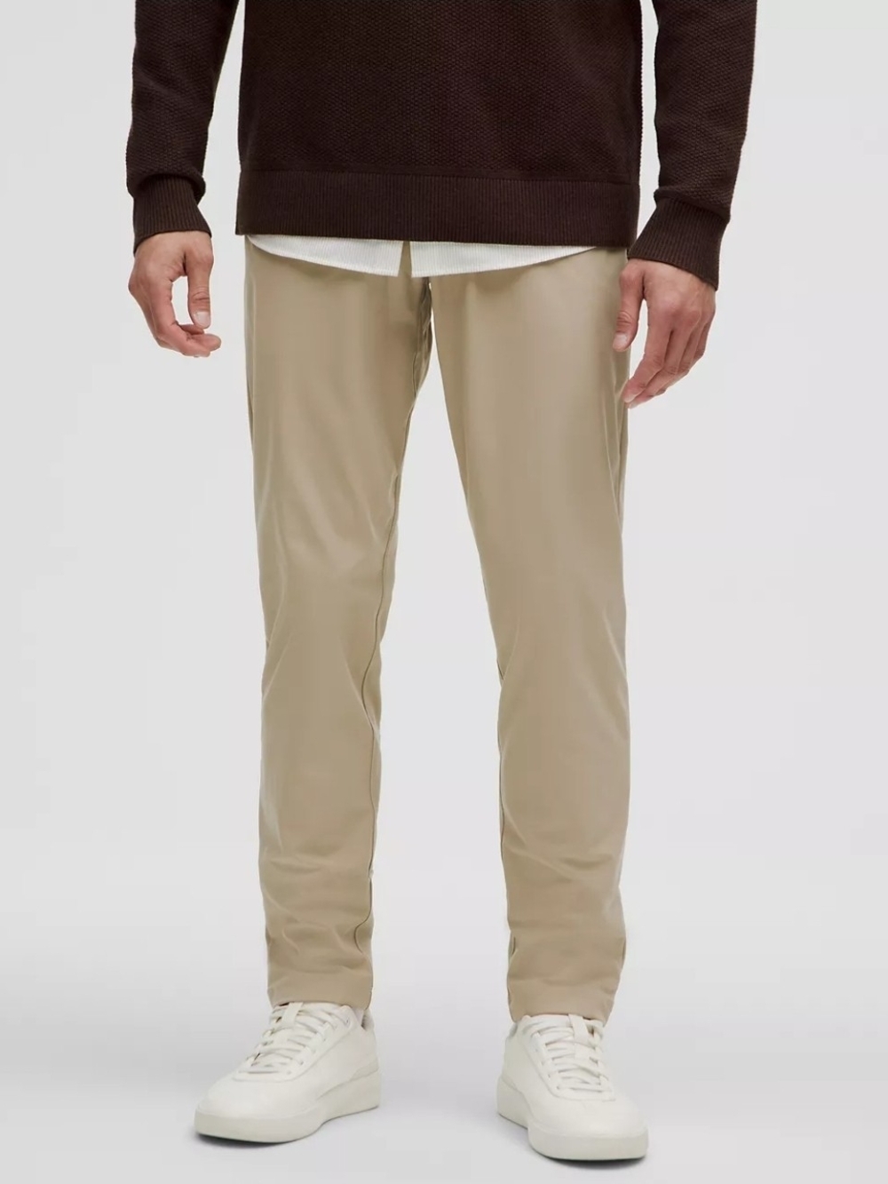 Lululemon ABC Slim Fit Pants Khaki 5-Pocket Warpstreme Men’s 30x28 Performance
